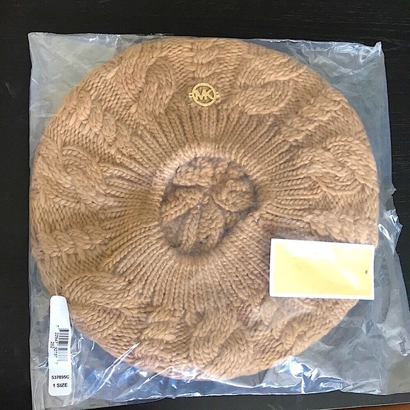 MICHAEL Michael Kors Accessories - Michael Kors cable knit beret